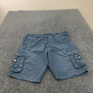 Xray Jeans Cargo Shorts Mens 38 Blue Cotton Multi Pocket Utility‎ Gorpcore Style